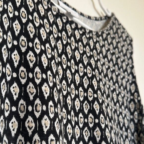 J Jill Midi Dress Round Neck Sleeveless Light Size XL Cotton Boho Resort Beachy - Picture 4 of 10